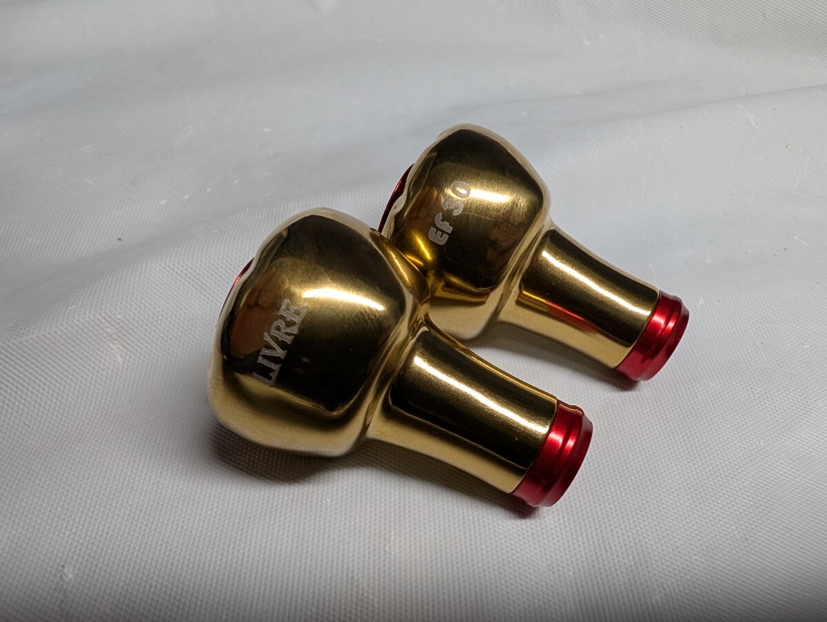 新品 ゴールド レッド リブレ EF30 管126FP ハンドルノブ シマノ 新品 ゴールド レッド リブレ EF30 管126FP ハンドルノブ シマノ
