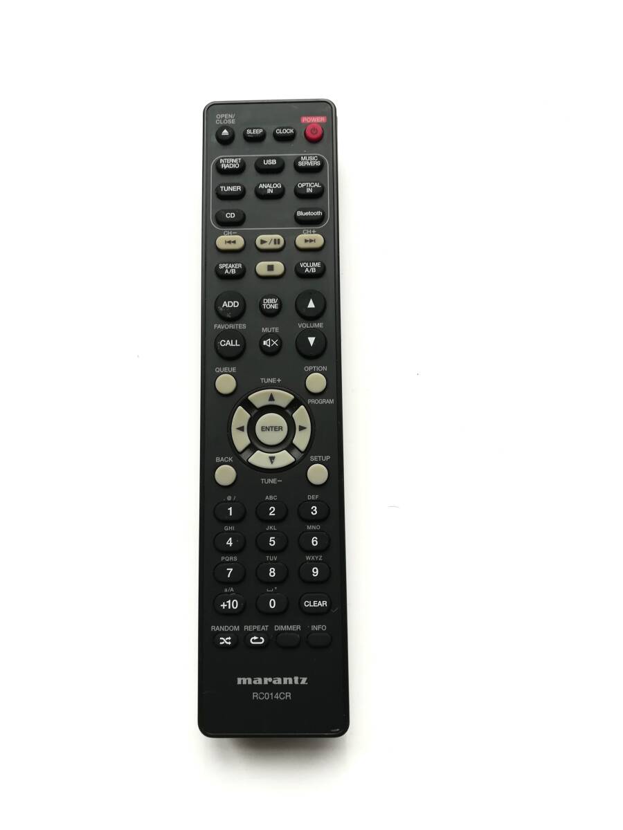 東 kA 26 除菌・簡易清掃済 Marantz TUNER/CD/RADIO AUDIO リモコン RC014CR 赤外線発光確認済☆★