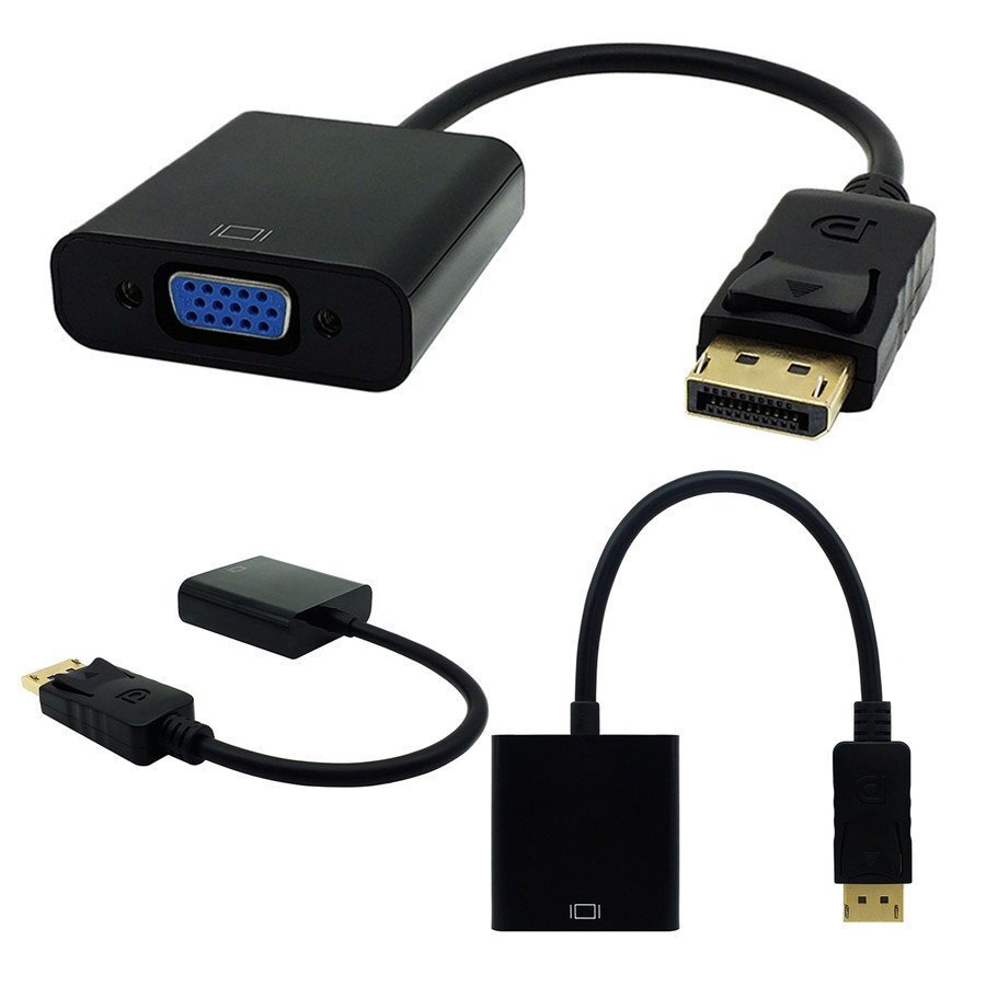 DP to VGA 変換アダプター ディスプレイポート 変換コネクタ