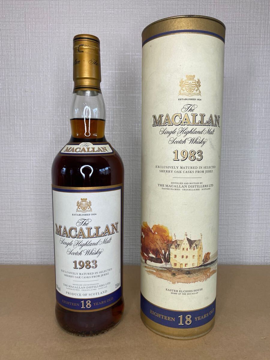 1円スタート THE MACALLAN 18年 ザ・マッカラン 1983 750ml 43 1円スタート THE MACALLAN 18年 ザ・マッカラン 1983 750ml 43