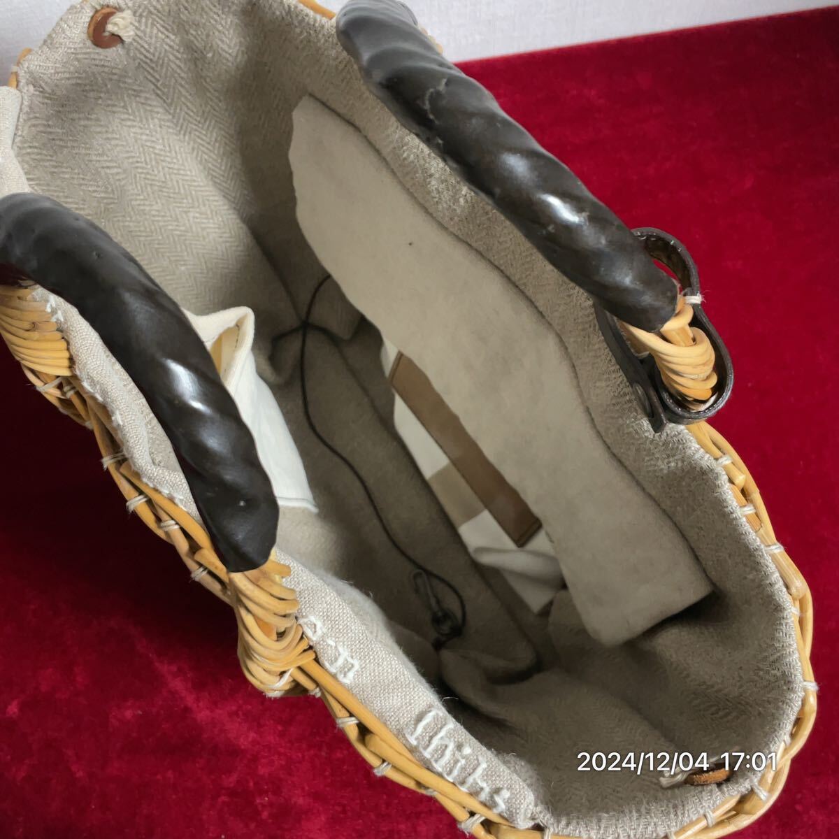 ebagos エバゴス　帽子バッグ　カゴバッグ エバゴス カゴバッグ （ebagos エバゴス かごバッグ 】カゴ