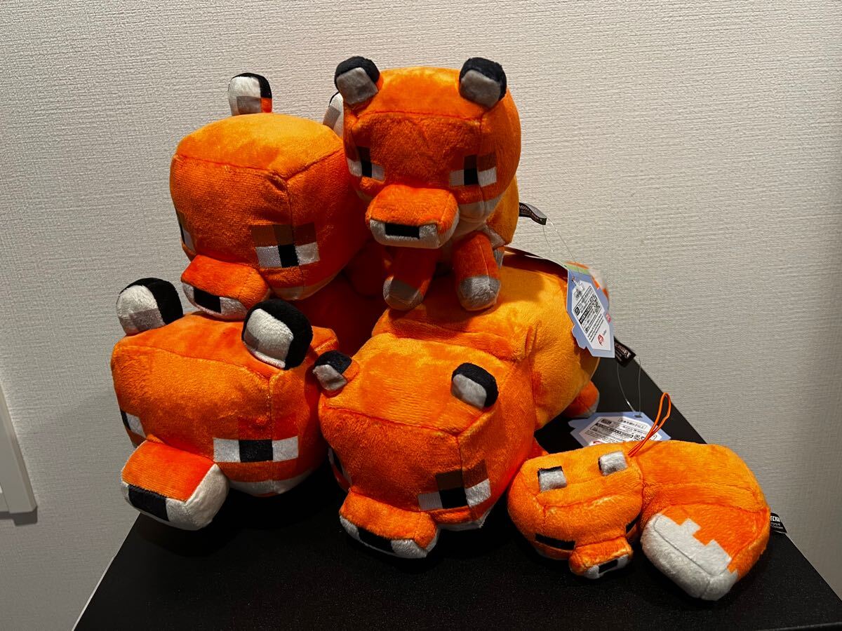 ★プライズ マインクラフトキツネ ぬいぐるみ 5種類 送料無料