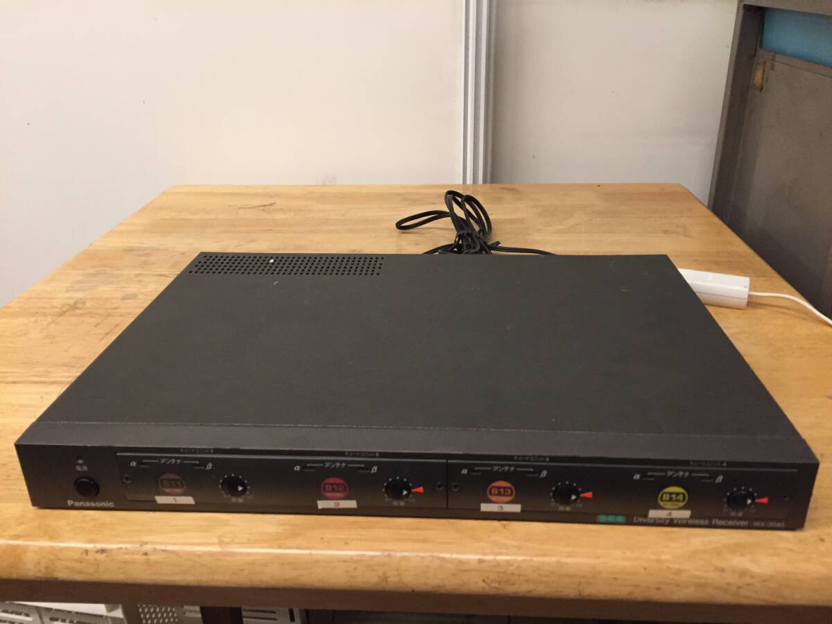 Panasonic 800MHzワイヤレス受信機 WX-3040(レコーディング、PA Panasonic 800MHzワイヤレス受信機 WX-3040(レコーディング、PA