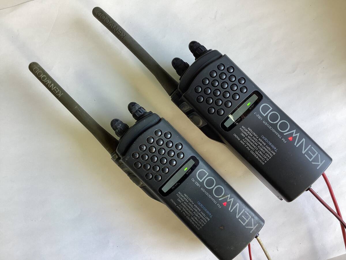 Yahoo!オークション - ケンウッド 特定小電力トランシーバーUBZ-7/ 7C ...