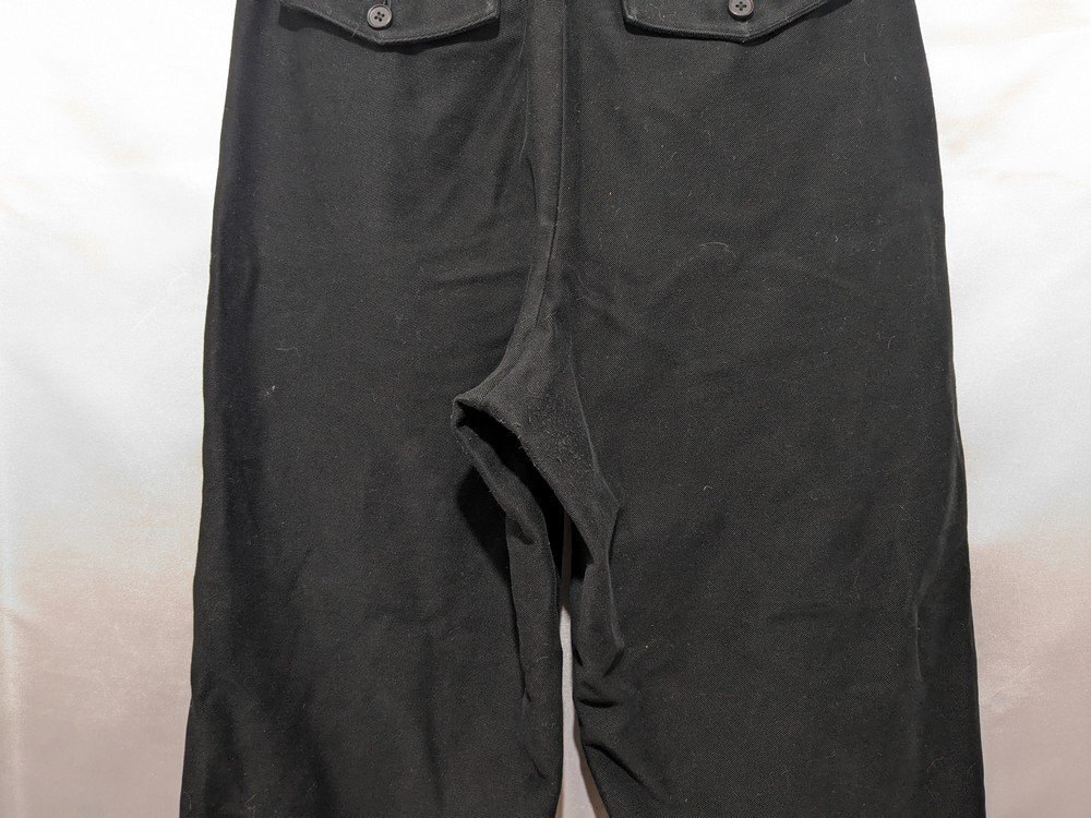 nonnotte 23AWno узел высокий подсчет молдинг s gold signature baggy trousers signature брюки багги N-23A-007 размер 3 черный 
