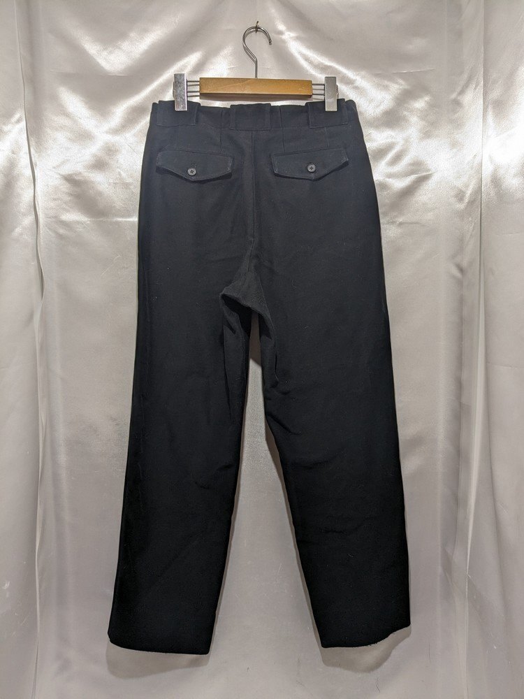 nonnotte 23AWno узел высокий подсчет молдинг s gold signature baggy trousers signature брюки багги N-23A-007 размер 3 черный 