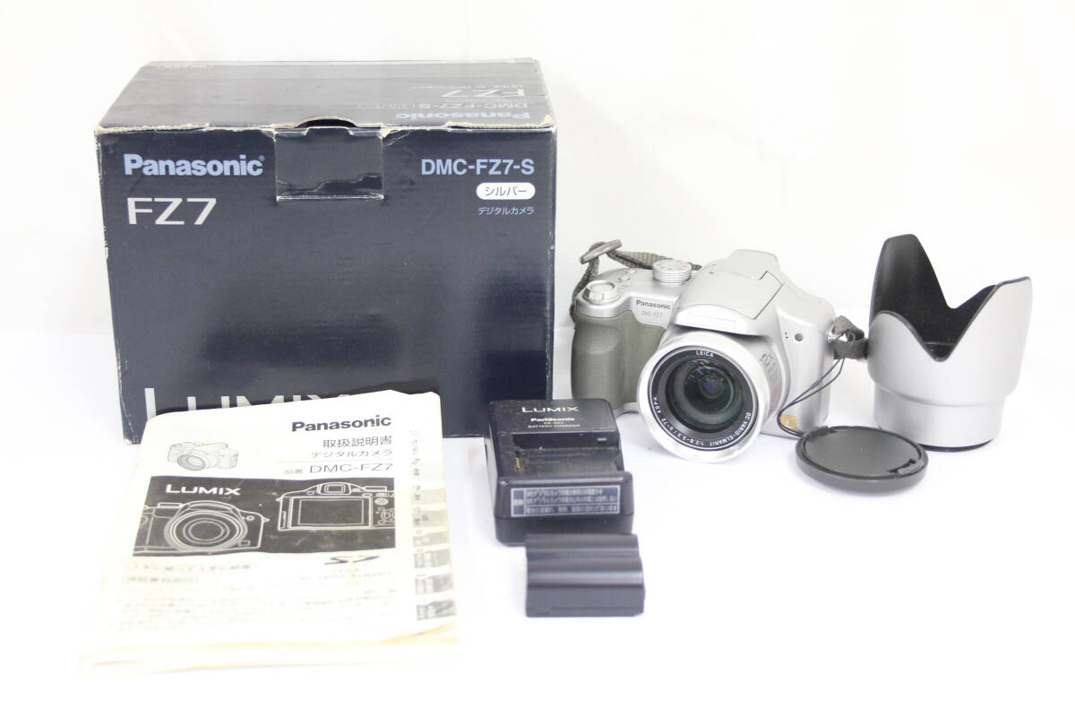パナソニック Panasonic LUMIX DMC-FZ7 12x バッテリー チャージャー付き コンパクトデジタルカメラ M1267