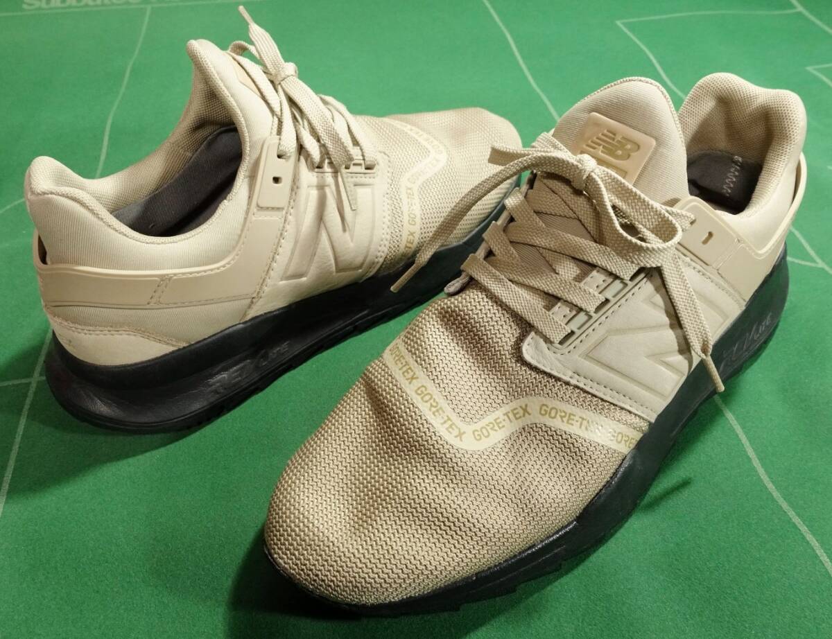 ^ New balance водонепроницаемый GORE-TEX MS247GTW INCENSE бежевый 27.0cm прекрасный товар!!!^