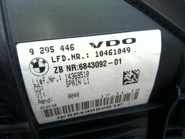 BMW 2シリーズ LDA-2C20 スピードメーター 300 9295446 F45 218d yatsu