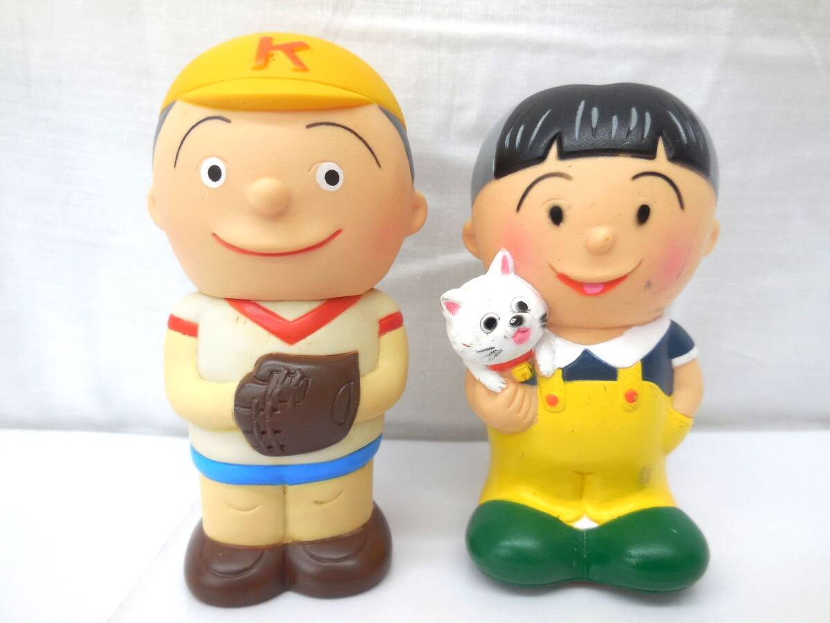 ☆サザエさん カツオ ソフビ 貯金箱 昭和レトロ 当時物 長谷川町 ☆サザエさん カツオ ソフビ 貯金箱 昭和レトロ 当時物 長谷川町
