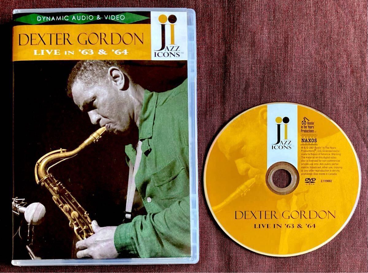 DVD/デクスター・ゴードン/ケニー・ドリュー/ジョルジュ・グランツ/ダニエル・ユメール/ビバップ・テナー名匠DEXTER GORDON/LIVE1963/1964