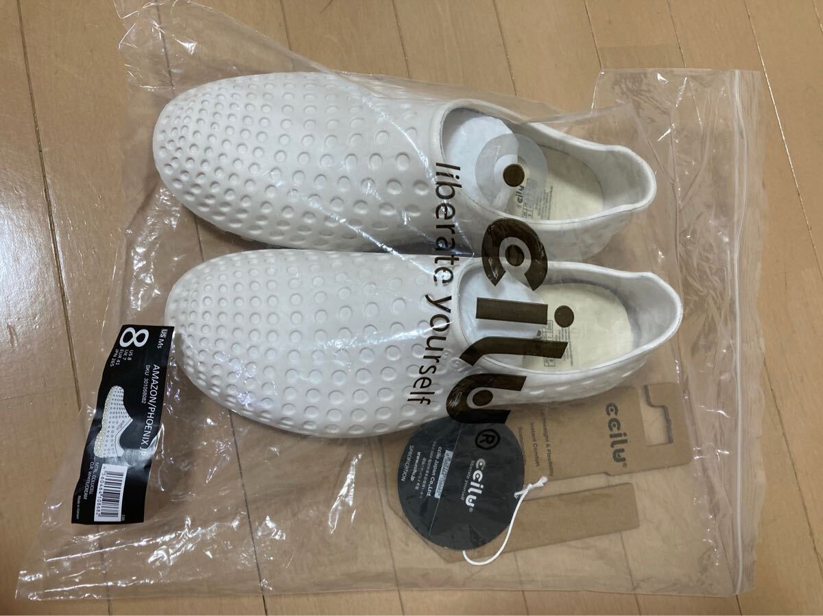 ccilu チル　レインシューズ　軽量　スリップオン