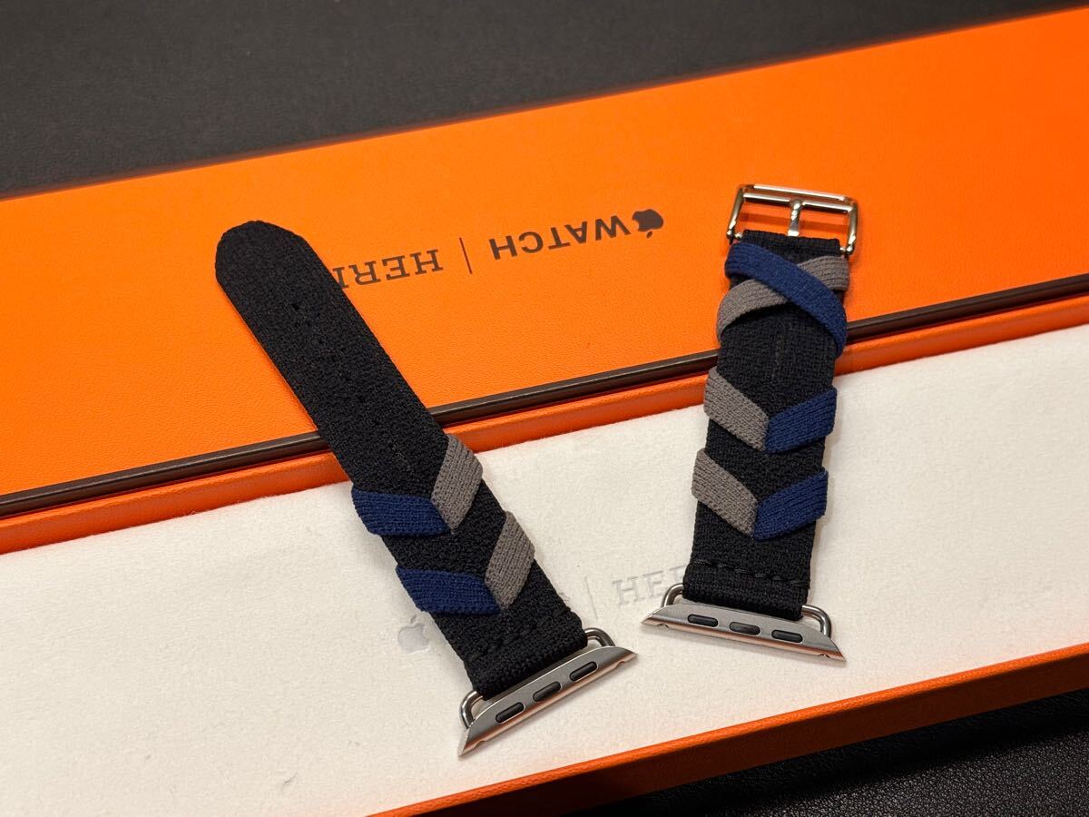 即決 美品 Apple watch HERMES エルメス ブリドン 黒 シンプル 即決 美品 Apple watch HERMES エルメス ブリドン 黒 シンプル