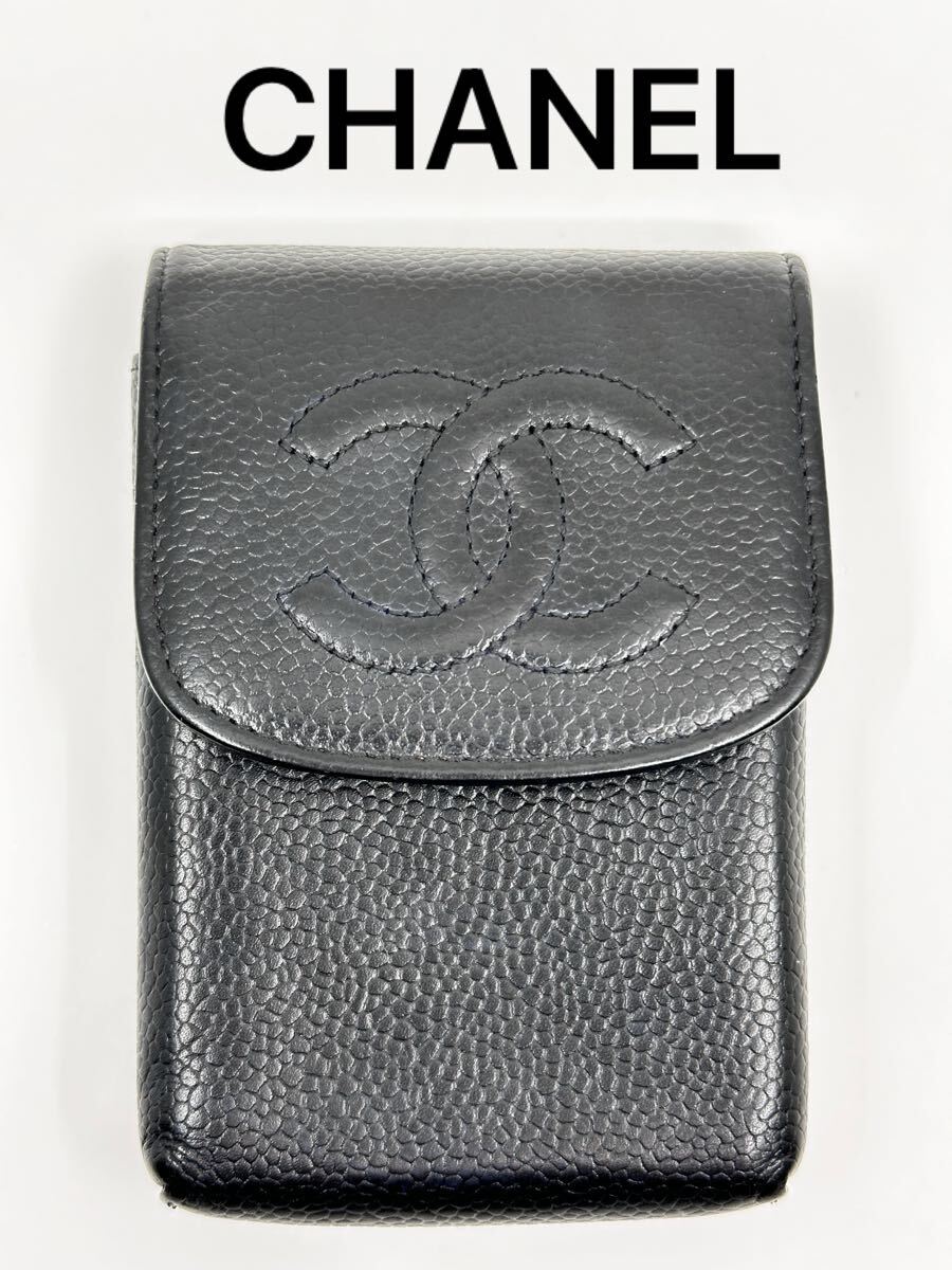 CHANEL シャネル シガレットケース タバコケース キャビアスキン CHANEL シャネル シガレットケース タバコケース キャビアスキン