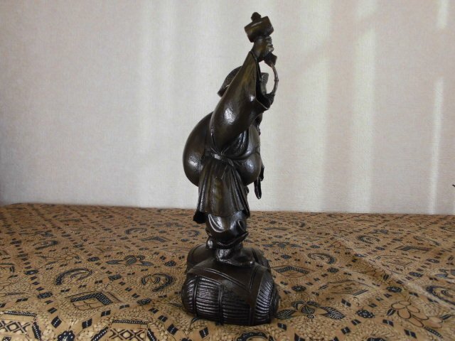 ** антиквариат небо страна ** высококлассный!! высота холм медь контейнер . соотношение . большой чёрный 