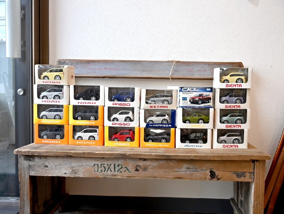 ○トヨタ　非売品　ミニカー　おもちゃの車　20点セット　NOAH　PASSO　AXIO　Ractis　SIENTA　古道具のgplus広島 2412i