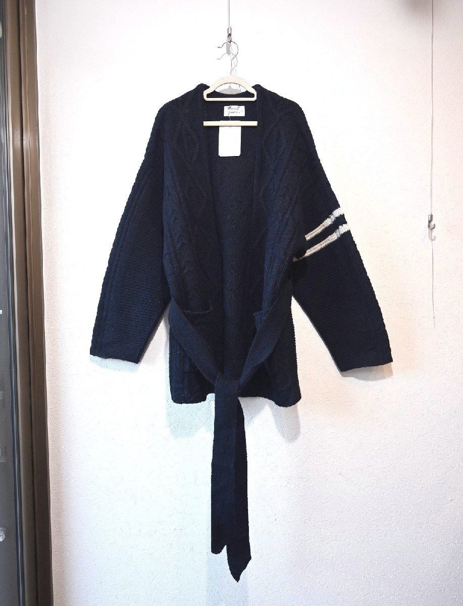 ★MAISON CHANTOISE/ジャーナルスタンダード取扱い　*厚手チルデンニットカーディガン/ベルト付き//定価￥25.300* 古着のgplus広島 2412r1