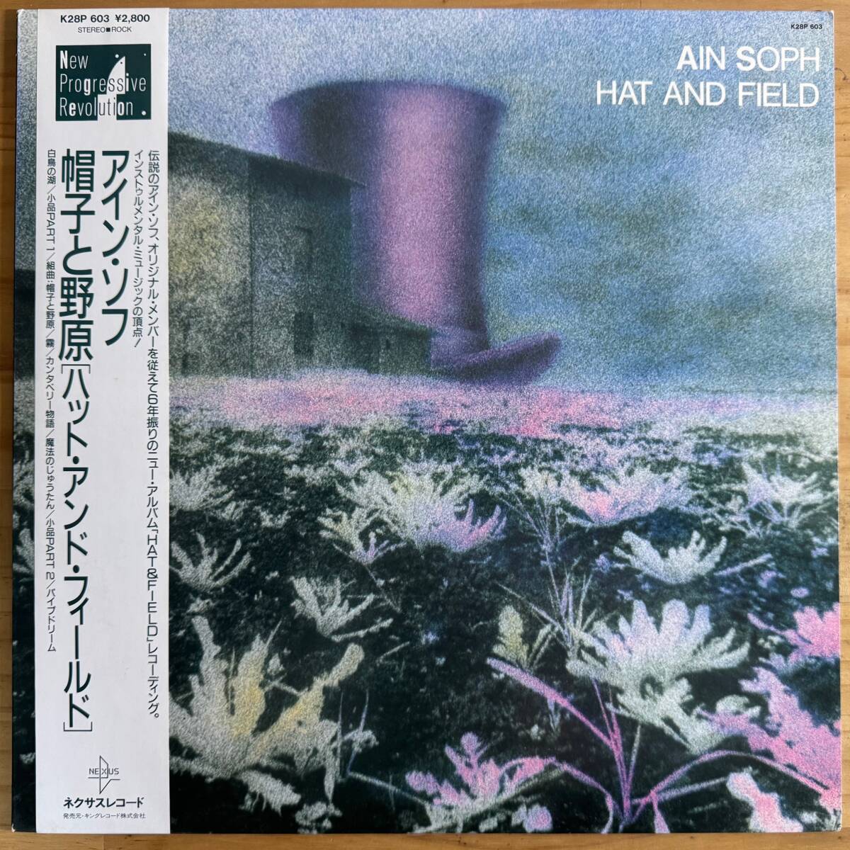 LP■ROCK//PROG/AIN SOPH/HAT AND FIELD/NEXUS K28P-603/国内86年ORIG OBI 帯 美品/アイン・ソフ/ハット・アンド・フィールド/ジャズロック