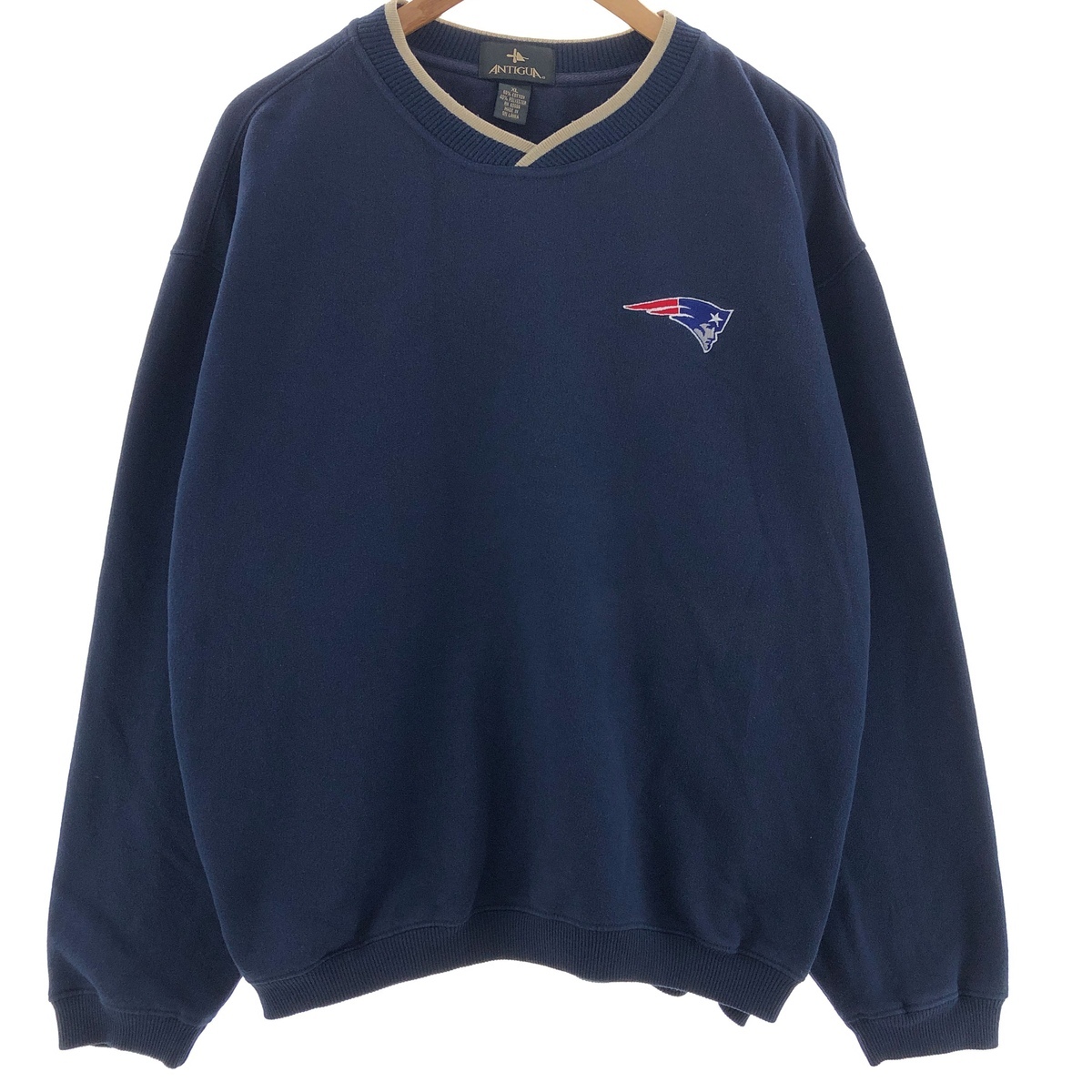 古着 ANTIGUA NFL NEW ENGLAND PATRIOTS ニューイングランドペイトリオッツ スウェットシャツ トレーナー メンズXL /eaa390956 ss2501_30