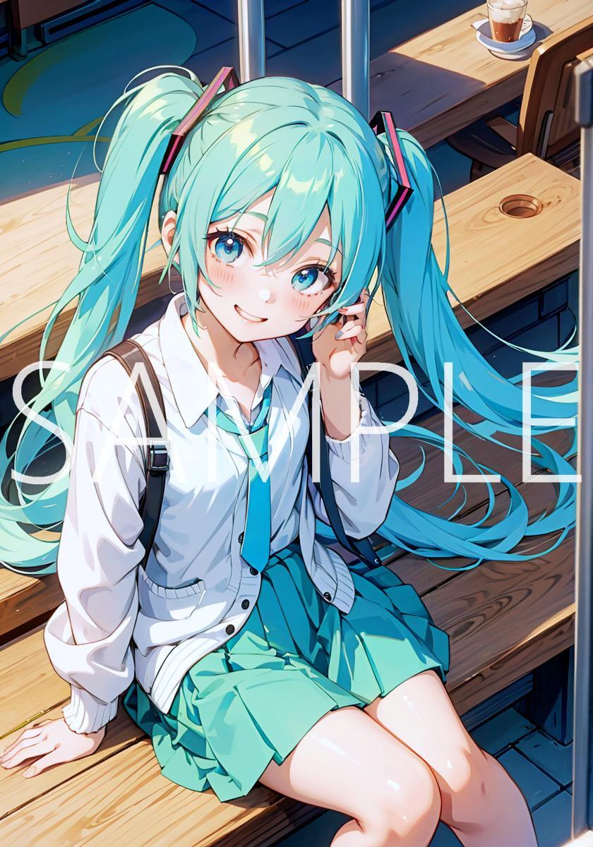 【一点物】初音ミク　ハンドメイド　絵画　アート 81BfstjutPL._UF350,350_QL50_.jpg