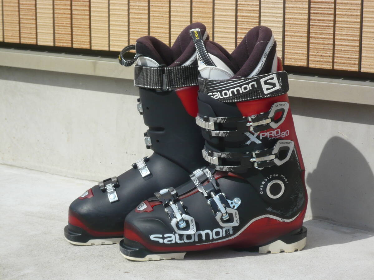 4 即決 SALOMON/サロモン スキーブーツ X-PRO80 黒/赤 26 0cm/26 4 即決 SALOMON/サロモン スキーブーツ X-PRO80 黒/赤 26 0cm/26