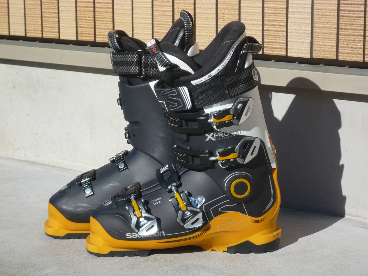 3即決!SALOMON/サロモン スキーブーツ X-PRO100 黒/白/オレンジ 3即決!SALOMON/サロモン スキーブーツ X-PRO100 黒/白/オレンジ