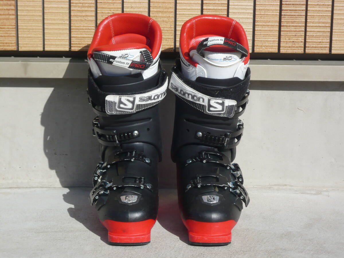 サロモン SALOMON X MAX 100 26.5 4即決!SALOMON/サロモン スキーブーツ X-MAX100 黒/赤 26.0cm/