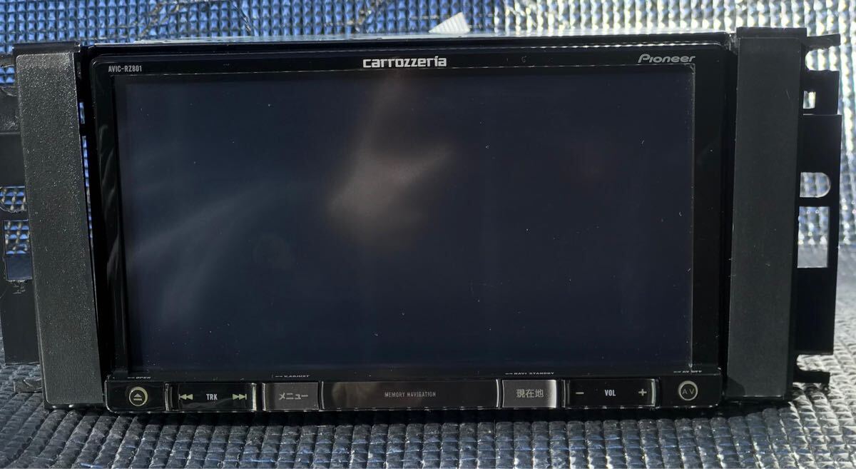 1円からスタート！Carrozeria カロッツェリア AVIC-RZ801-D 地図マープ2017年 CD/DVD USB/Bluetoothオーディオ フルセグ 地デジ 