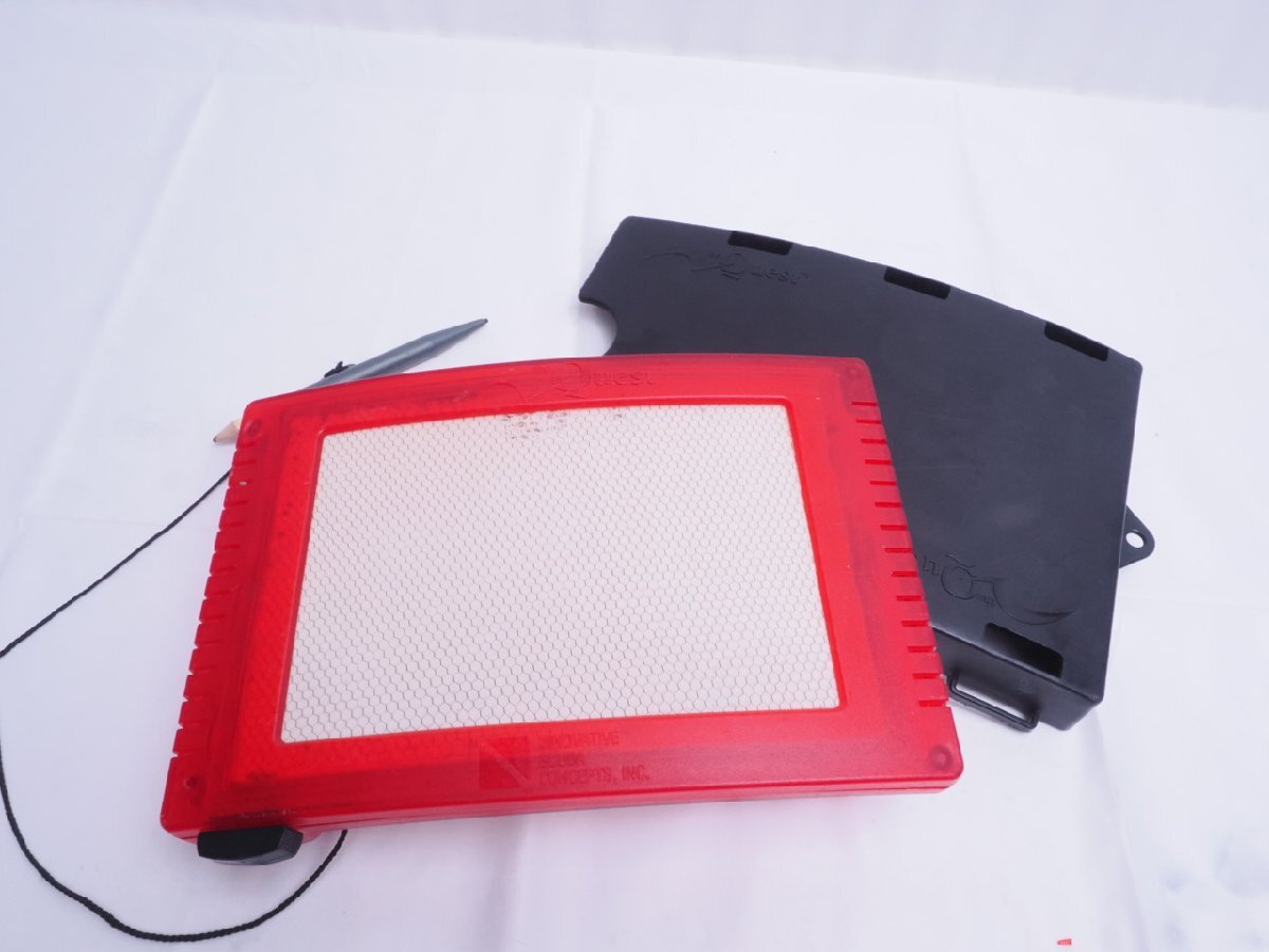マグネットスレート Quest クエスト カラー:レッド ペン付き スキューバダイビング用品 [3FR-62433]