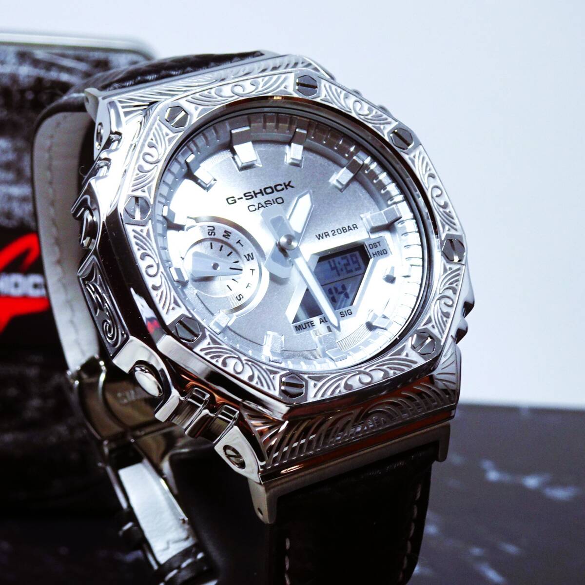 新品〓GショックCUSTOM・MADE腕時計本体付GA2100ステンレス製 新品〓GショックCUSTOM・MADE腕時計本体付GA2100ステンレス製