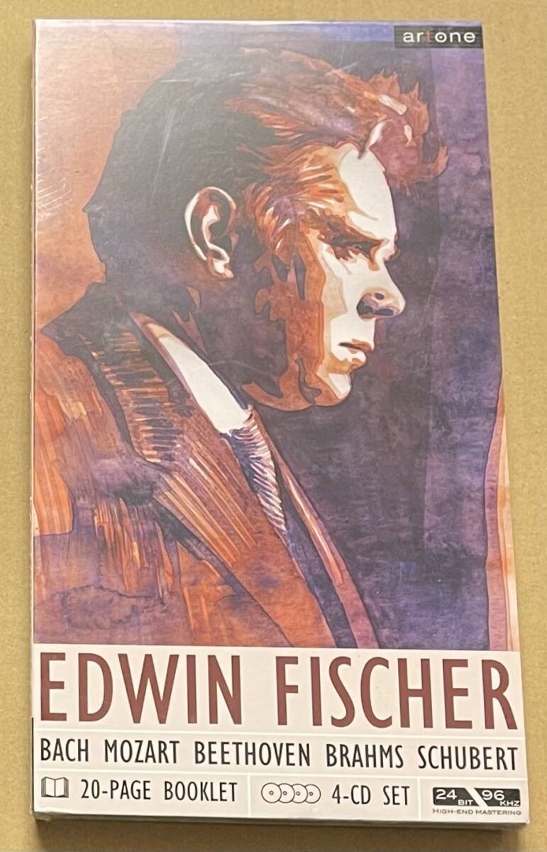 CD 4枚組BOX Edwin Fischer エトヴィン・フィッシャー bach mozart beethoven brahms schubert バッハ モーツァルト ベートーヴェン 器楽