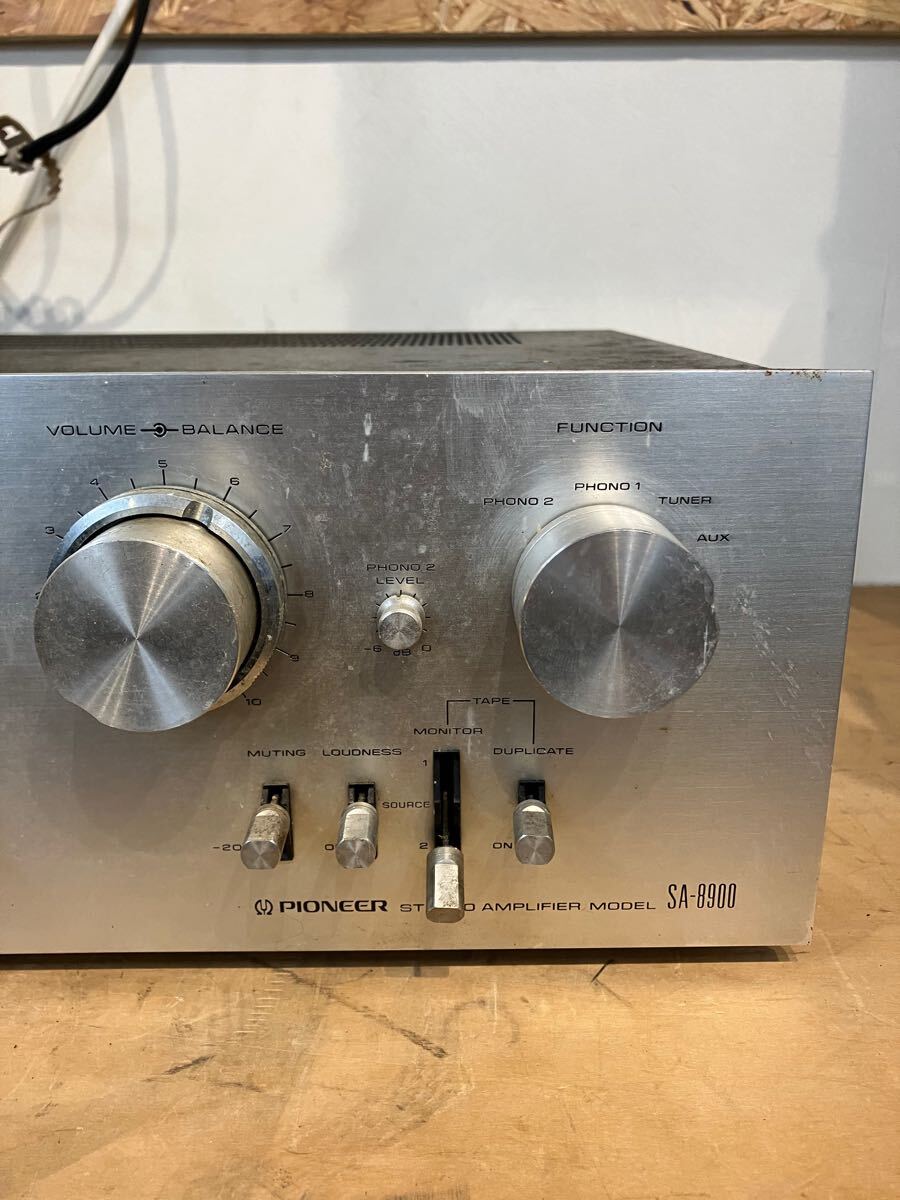 【ジャンク】Pioneer パイオニア SA-8900 プリメインアンプ ジャンク品 Pioneer SA-8900 プリメインアンプ ステレオアンプ