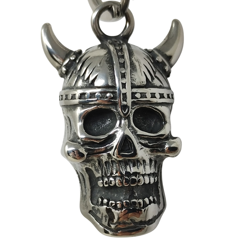 バイカーベル VIKING SKULL｜お守り・魔除け・バイカー・グレムリンベル・ガーディアンベル プレゼント