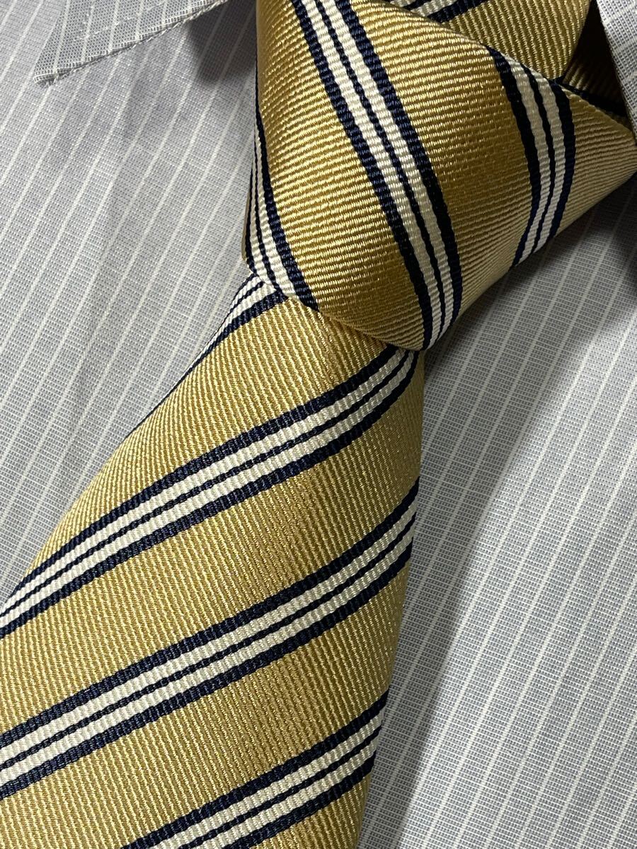 美品 ″dunhill″ ダンヒル ストライプ ブランドネクタイ 412169