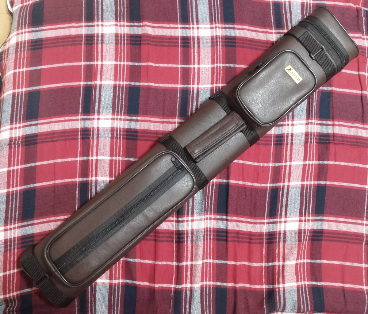 ビリヤード キューケース アダム ADAM 2x4 2バット4シャフト ブラウン 茶