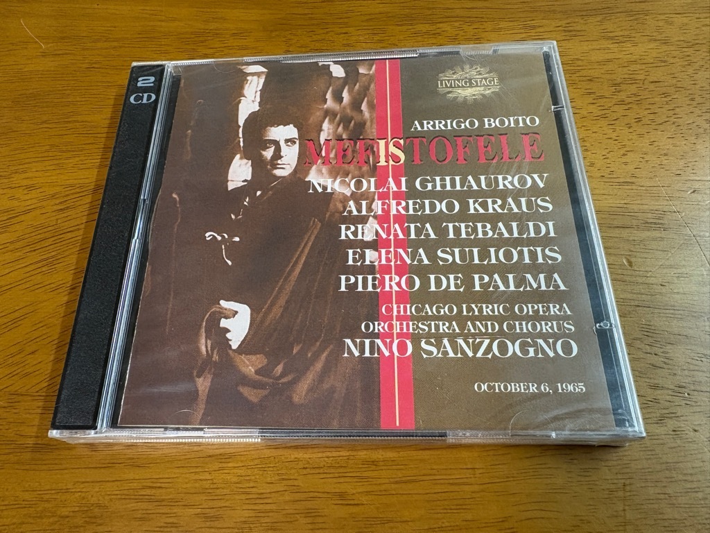 d7/未開封 2CD アッリーゴ・ボーイト メフィストフェーレ ギャウロフ クラウス テバルディ サンツォーニョ Living Stage MEFISTOFELE