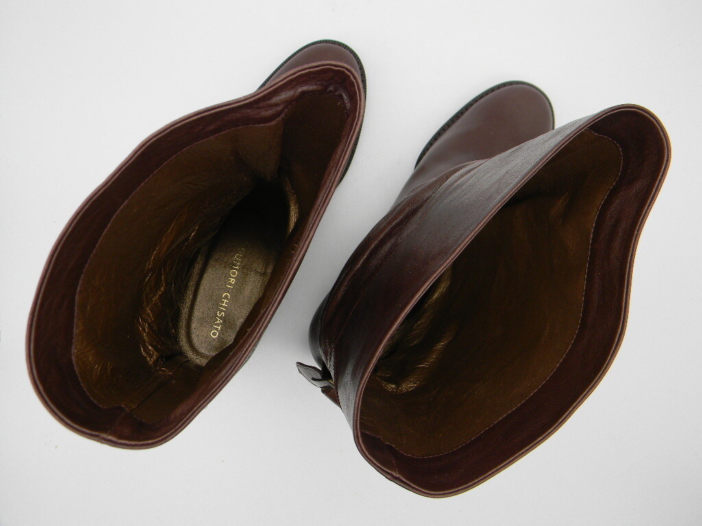 ♪◆【 tsumori chisato 】◆ 革ブーツ(23cm)茶色 ツモリチサト_画像4