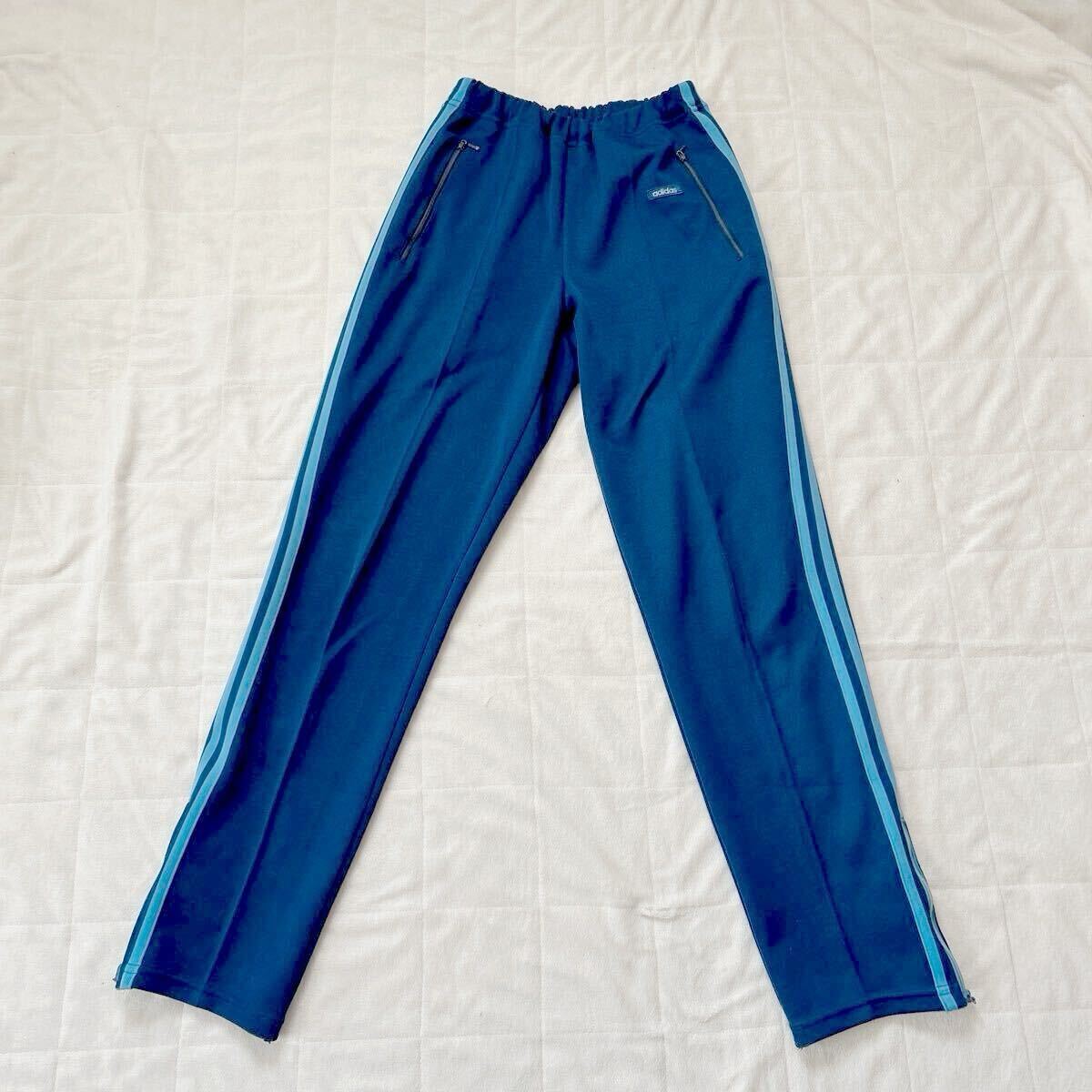 80's アディダス adidas デサント 3号 ネイビー 芋 ジャージ 80's アディダス adidas デサント 3号 ネイビー 芋 ジャージ