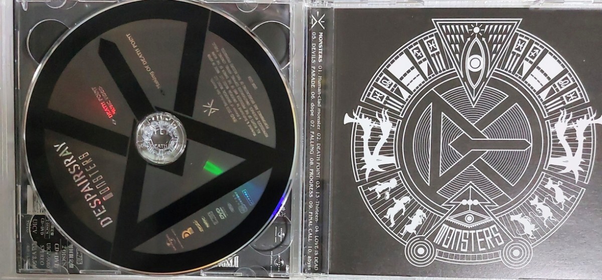 D'ESPAIRSRAY – Monsters – CD (Album) + DVD (Limited Edition
