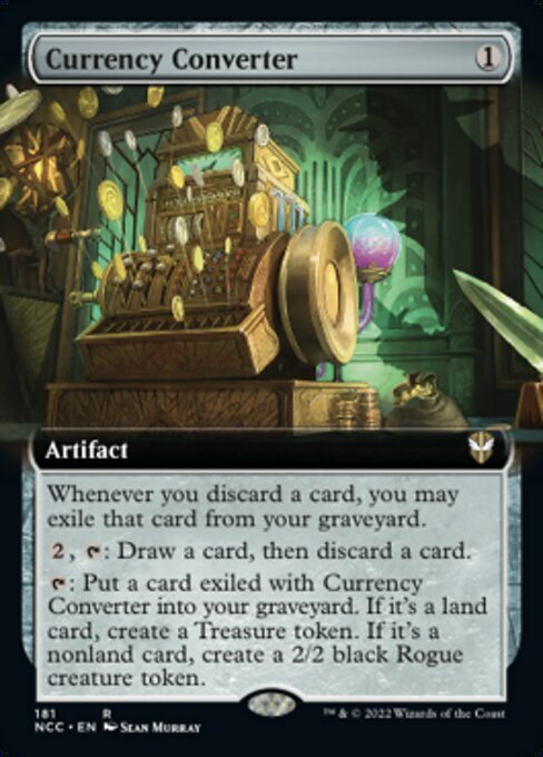 MTG ■無/英語版■《両替機/Currency Converter》▲拡張アート▲ ニューカペナの街角:統率者　NCC