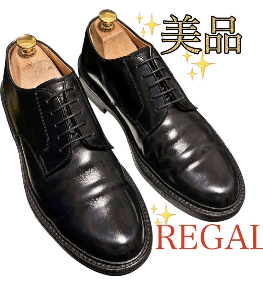 【REGAL】 リーガル プレーントゥ レザー(25.5)2793 ビジネス 美品】REGAL リーガル 25.5cm プレーントゥ メンズ ビジネス