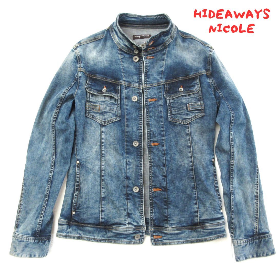 【HIDEAWAYS NICOLE】ニコル　ジージャン　デニムジャケット　117