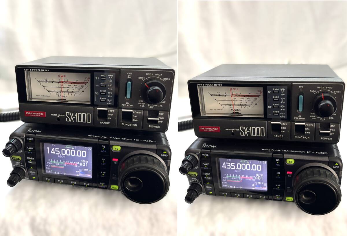 IC-7000 M美品 アイコム HF〜430MHz オールモード50W機 IC-7000 M美品 アイコム HF〜430MHz オールモード50W機