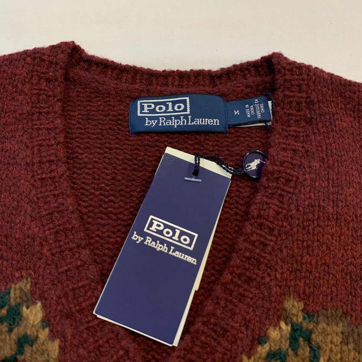 未使用品 Polo Ralph Lauren FAIRISLE WOOL KNIT VEST ポロ 未使用品 Polo Ralph Lauren FAIRISLE WOOL KNIT VEST ポロ