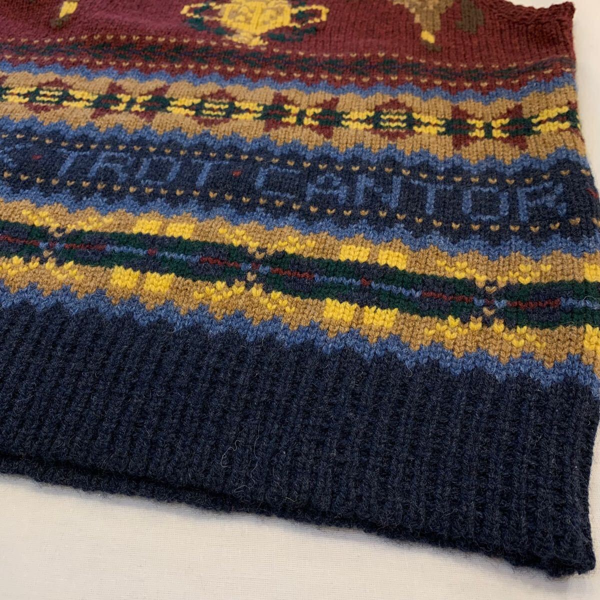 未使用品 Polo Ralph Lauren FAIRISLE WOOL KNIT VEST ポロ 未使用品 Polo Ralph Lauren FAIRISLE WOOL KNIT VEST ポロ