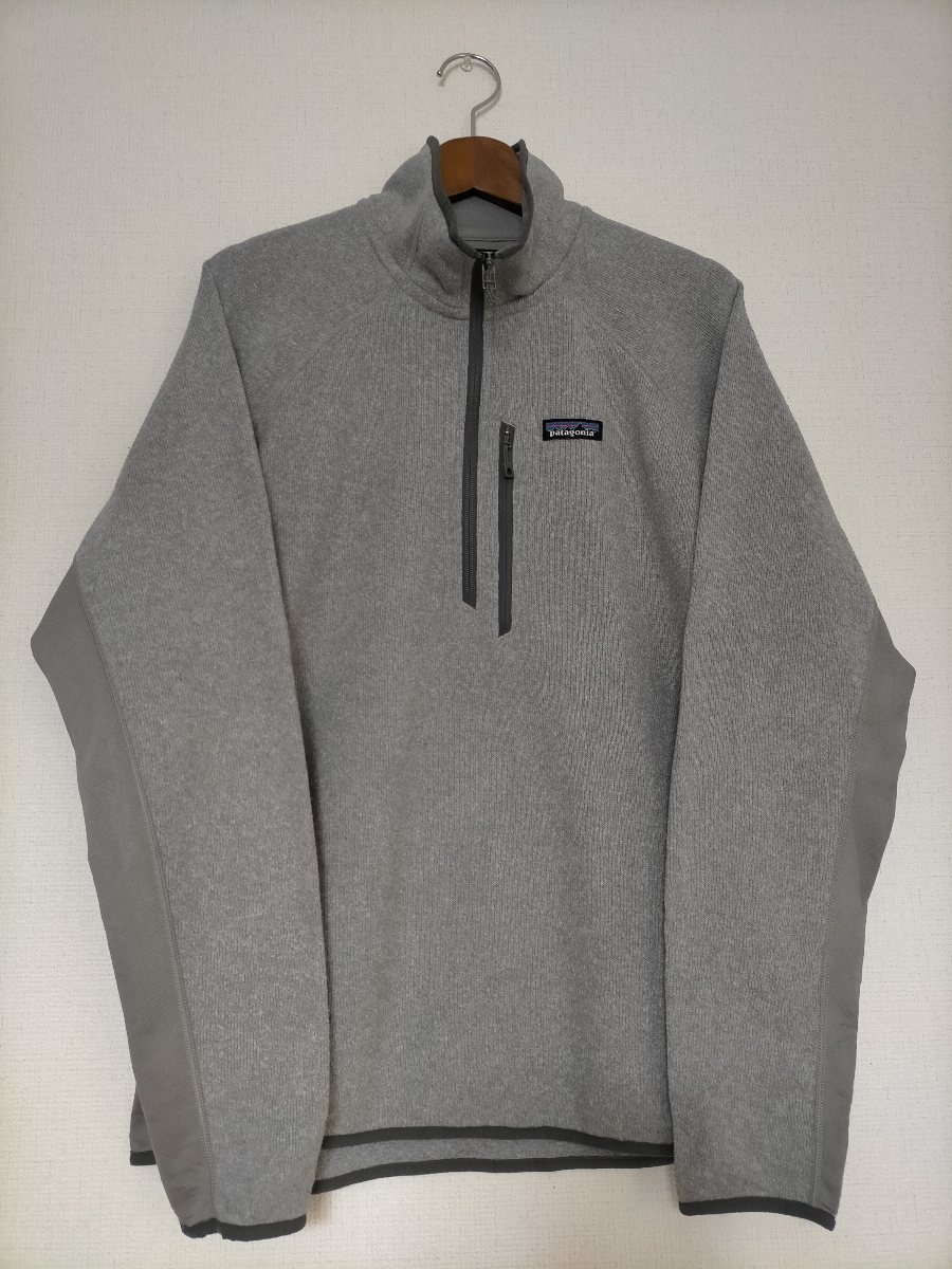 状態良好 17年製 patagonia Better Sweater Half Zip パタゴニア ベターセーター ハーフジップ フリース size-L 25980 ★アウトドア古着