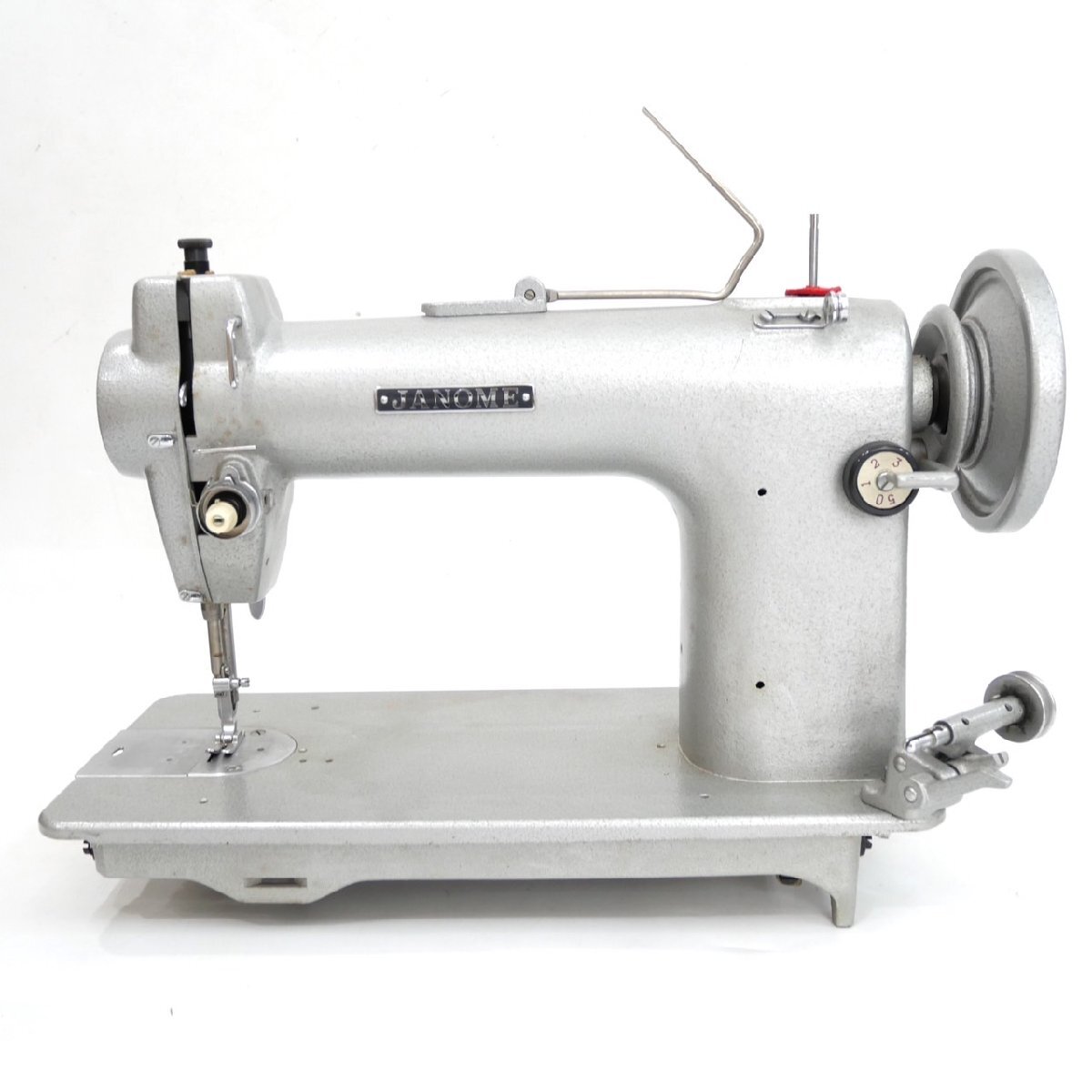 1円スタート JANOME ジャノメ 工業用ミシン MODEL 763 ハンドクラフト 手芸 手工芸 洋裁 裁縫 昭和 レトロ 家電 ヴィンテージ 動作未確認