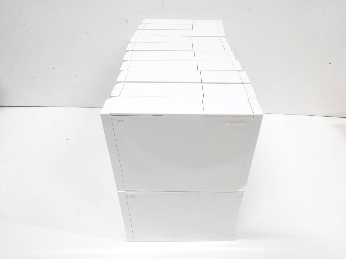 最も優遇の ニンテンドー Nintendo Wii 動作 RVL-001 20台まとめて 本体 Wii本体