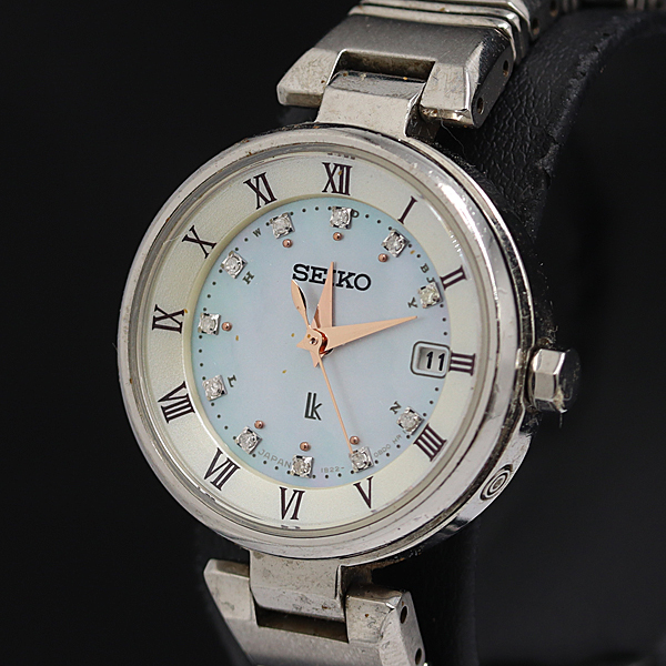 SEIKO ルキア 腕時計 1B22-0AR0 電波 チタン レディース SEIKO ルキア 腕時計 1B22-0AR0 電波 チタン レディース