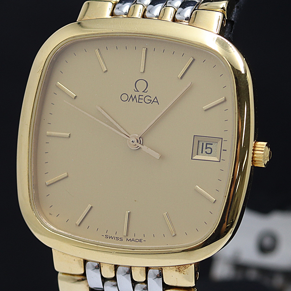 1円☆稼働◎良品【オメガ/OMEGA】デビル ゴールド文字盤 1円☆稼働◎良品【オメガ/OMEGA】デビル ゴールド文字盤
